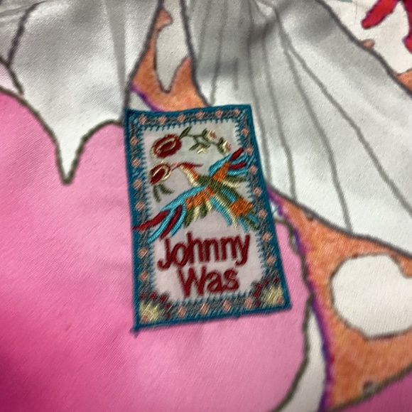JOHNNY  WAS.  BEACH BLANKET NEW WITH BAG. FISHES FLOWERS - Picture 7 of 12